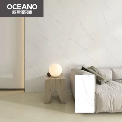 Durable White Matte Porcelain Ceramic OCEANO Tiles for Bathroom and Kitchen