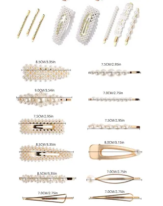 Acetic acid hairpin pearl hairpin set