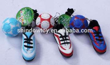 football and shoes keychain