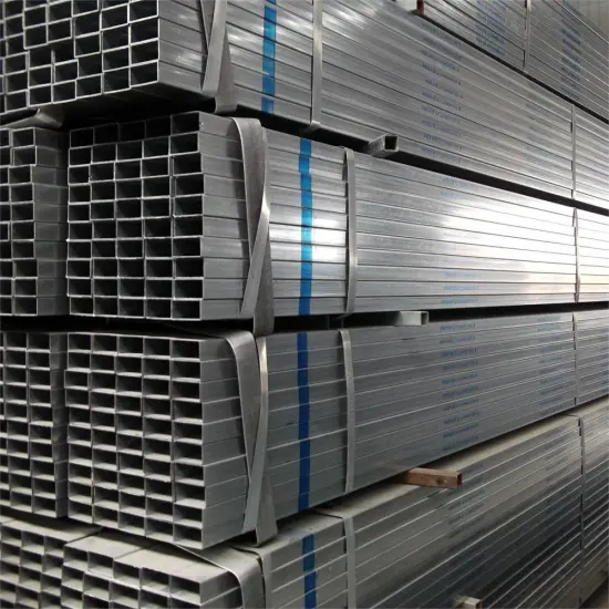 Square Rectangular Galvanized Steel Pipe for Construction