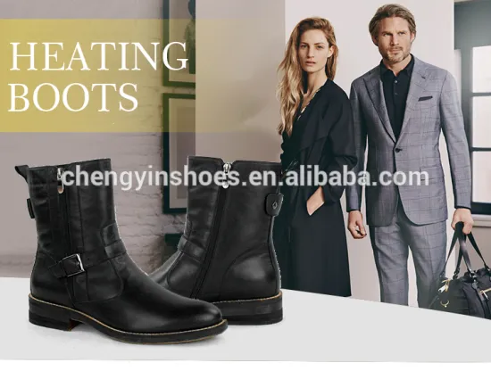 2017latest high- tech rechargeable battery powered heating electric foot nice warmer boots