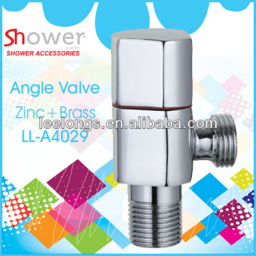 Vanne d'angle de laiton de toilette à la vente à la vente à chaud en chromée en 1/2 "