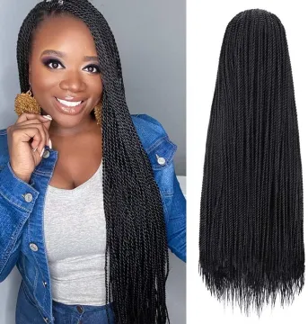 Senegalese Twist Crochet Hair Three Tone Braiding Hair Synthetic Hair Extensions Crochet Braids Senegalese Twist Braids