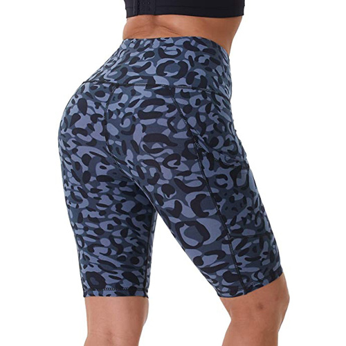 Women's Cotton Blend Running Workout Shorts Women's High Waist Athletic Bermuda Shorts Supplier