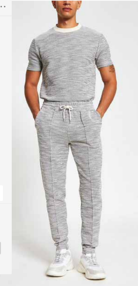 Grey Look Knit For Sweater