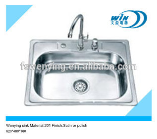 Reka bentuk dapur mangkuk tunggal Tenggelam dapur unik