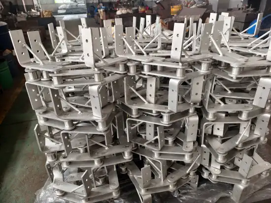 Stainless steel scraper chain for multiple purpose