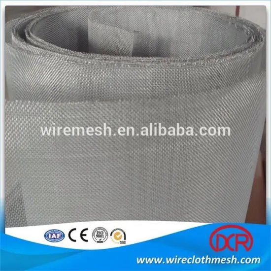 Galvanized square wire mesh filter rolls