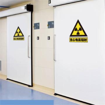 Medical steel manual sliding clean door single door