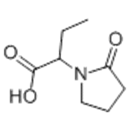 Ácido (2S) -2- (2-oxopirrolidin-1-il) butanóico CAS 102849-49-0
