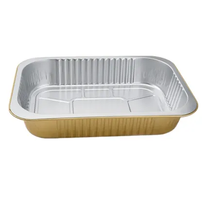 2200ml Food Grade Disposable Tin Foil Baking Pan