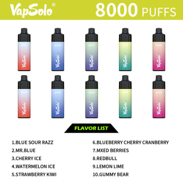 Vapsolo Alpha 8000 Puffs Device Disposable Vapes Wholesale