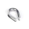 Stainless steel wire rope heart ring