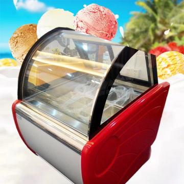 Groothandel Prijs Gelato Display Freezer
