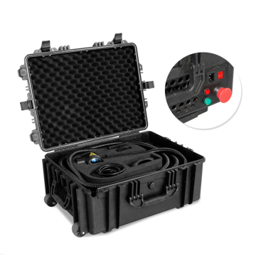 เครื่องทำความสะอาดเลเซอร์กระเป๋าเป้สะพายหลัง 200W สำหรับโลหะ
