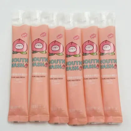 Peach flavor adult mouthwash