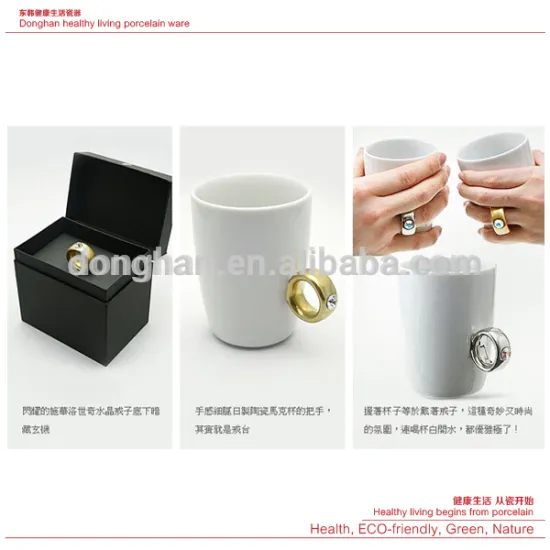factory cheap custom High Quality Ceramic Diamond Ring