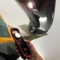 SGCBカーウォッシュバケットSGCBデラックスLEDインスペクションライト、プロカラーマッチLEDワークライト充電式COB400 / 180ルーメンコードレス磁気ベーススタンドスワールスクラッチファインダーグリットガードオートディテールバケットインサート