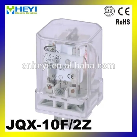 low power electromagnet relay miniature pcb power relay JQX-10F/2Z