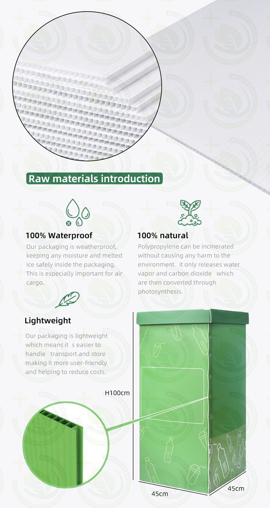 Stackable Recycle Bin Storage Box - Correx Pp Waste Bins For Recycling ...