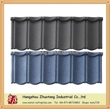 Different types of stone coated metal roofing tile