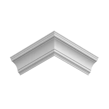 Easy installation Primed MDF crown moulding corner moulding