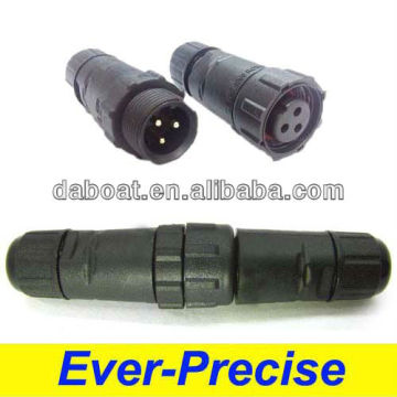 M14 Docking type 3pin IP68 waterproof connector