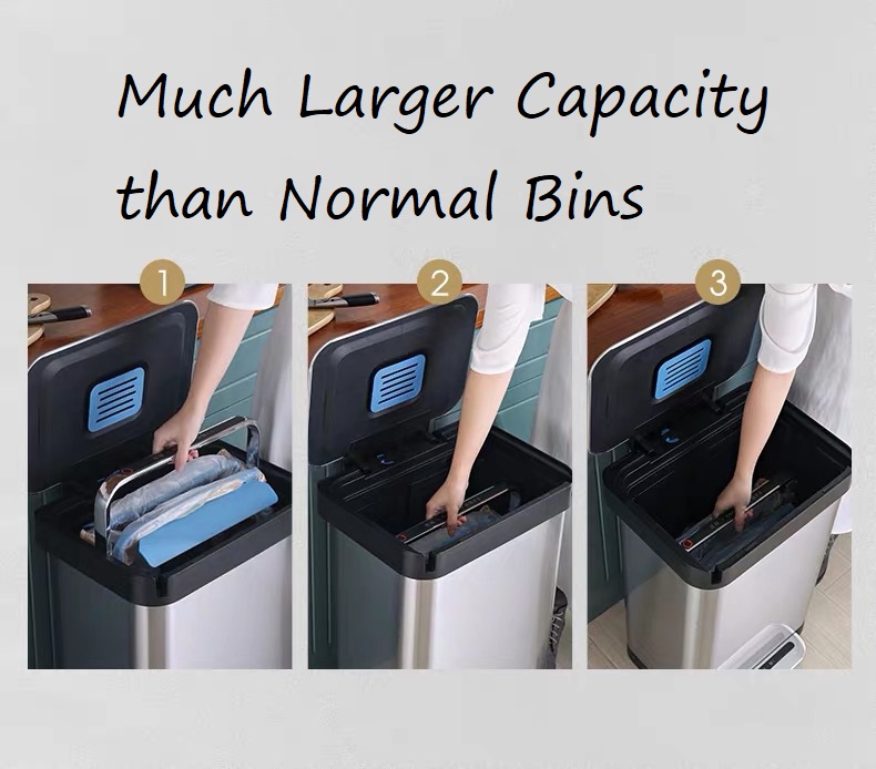 Large Capacity Rubbish Bin