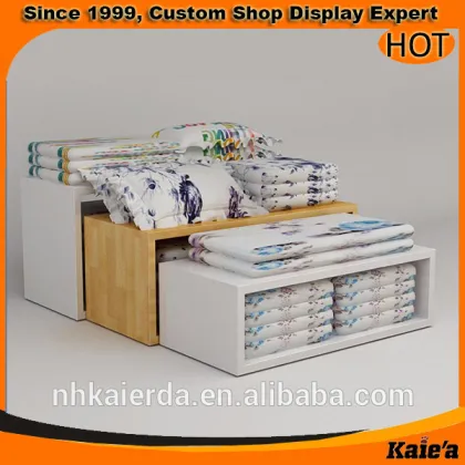 Fashion karur home textiles display rack for home textiles