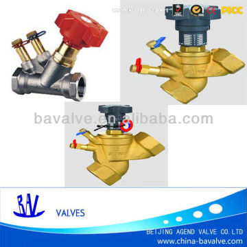 brass/bronze manual balance valve static balance valve