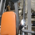 Fitness equipment plate loaded leg machine hack squat