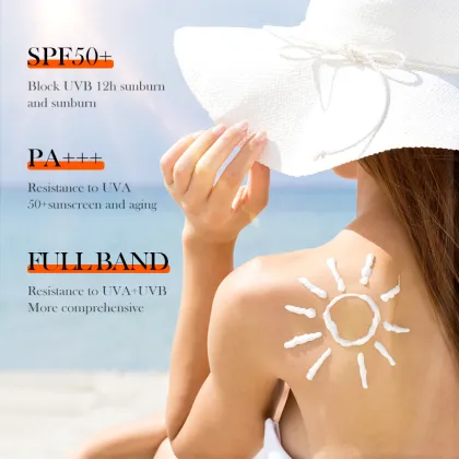 SPF50+ Sunscreen Cream - Facial Body Whitening Sun Cream Sunblock (40g) - OEM