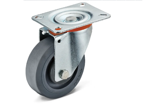 rubber wheel caster