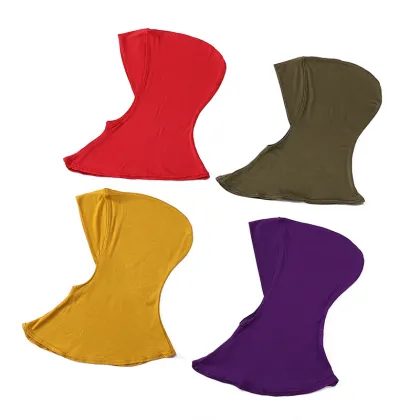 Stretch Adjustable Cotton Modal Islamic Hijab Cap
