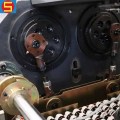 S&amp;S Banarasi mătase Jacquard Saree Machine de țesut din cârpă