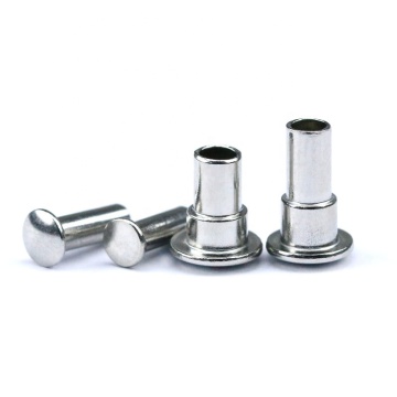 Flat Head Stainless Steel Hole Rivets: Metric & Inch Step Hollow Rivets for Automotive Part Assembly