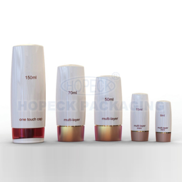 Low Density Polyethylene Material with Screw Cap Flat Plastic Tottle Bottle