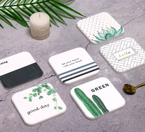 Eco-friendly Customized Diatomite Cup Coaster