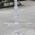 Latest Design Flower Style Acrylic Crystal Bead Decoration Curtain