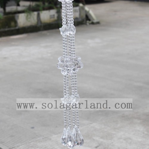 Großhandel Crystal Sun Flower Beads Vorhänge