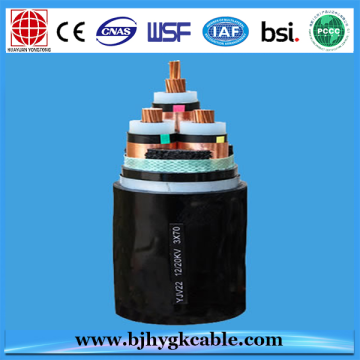 33kV / MV Copper Conductor XLPE Insulation 185mm Cable de alimentación