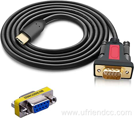 OEM USB-C to RS232 Serial Converter Adapter Cable
