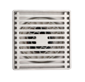 Copper Anti-Odor Floor Drain for Large Displacement Shower in Villa - Insect Proof