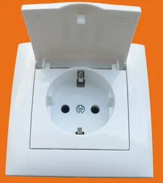 F9000 Flush Mount 1-gang Socket Wall Protected Wall