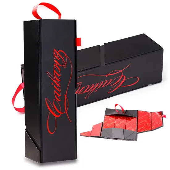 Wine Packaging Paper Box With Magnetic