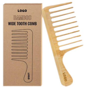 2022 Wholesale Eco-friendly Bamboo Hair Combs: Custom Wide Tooth and Wooden Styling Options