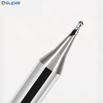 Micro Ball Narning End Mill 2FLutes R0.1-0.45 mm