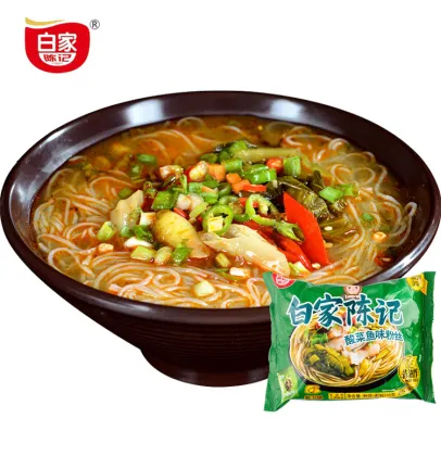 Sichuan Food Red Oil Rice Noodles Yum Yum Noodles