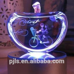 Luxurious Crystal Apple Wedding Gifts For Wedding Souvenirs