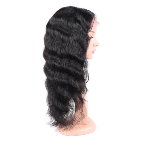 LONG SIZE UNPROCESSED BRAZILIAN HAIR WAVY PART LACE WIG